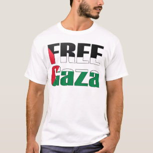 自由なガザ Tシャツ