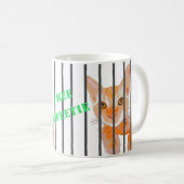 自由なキャンディの刑務所の子ネコ猫のマグ コーヒーマグカップ (正面右)