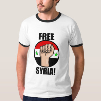 自由なシリア Tシャツ