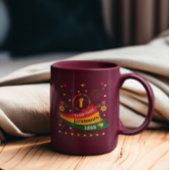 自由なジュネーブ1865黒の自由デザイン ツートーンマグカップ