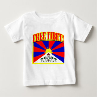 自由なチベット ベビーTシャツ