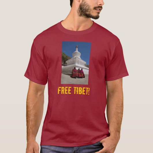 自由なチベット! Tシャツ (正面)