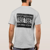 自由なチベット Tシャツ (裏面)