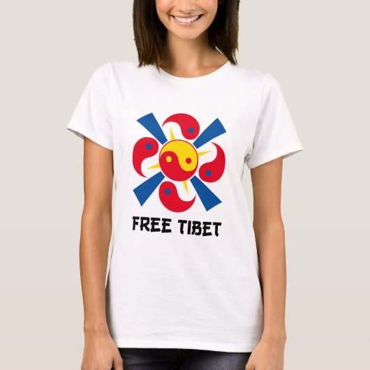 自由なチベット Tシャツ (正面)