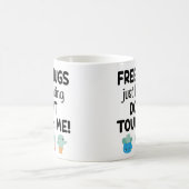 自由なハグ素敵なサボテンはtouch私の皮肉 コーヒーマグカップ (中央)