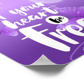 自由なハート ポスター (角)