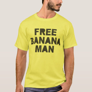 自由なバナナの人のTシャツ Tシャツ
