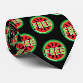 自由なパレスチナのスイカ – パレスチナのための自由 ネクタイ (ロール)