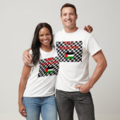 自由なパレスチナのスカーフのTシャツ Tシャツ (ユニセックス)