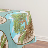 自由なパレスチナの地にオリーブの木の平和のシンボル テーブルクロス (インサイチュ)