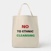 自由なパレスチナ大量虐殺のアパルトヘイト戦争犯罪 トートバッグ (裏面)