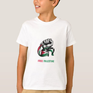 自由なパレスチナ最後のアパルトヘイドガザ Tシャツ