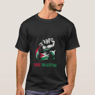 自由なパレスチナ最後のアパルトヘイドガザ Tシャツ