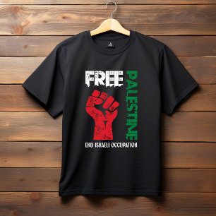 自由なパレスチナ – イスラエル占領を終了 Tシャツ