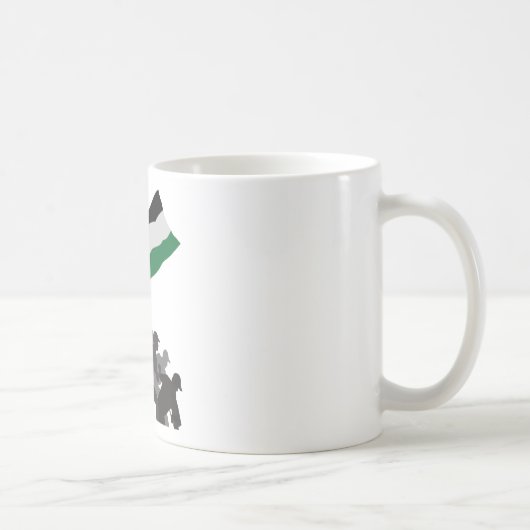 自由なパレスチナ コーヒーマグカップ (右)