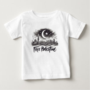 自由なパレスチナ ベビーTシャツ
