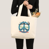 自由なパレスチナ ラージトートバッグ (正面(商品))