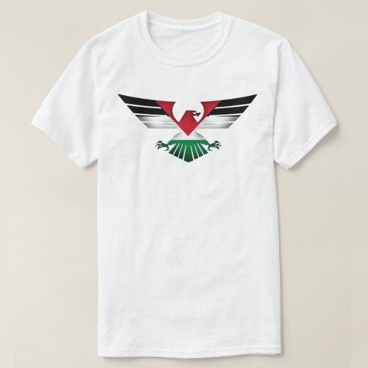 自由なパレスチナ – 自由の翼 Tシャツ (デザイン正面)