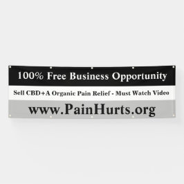 自由なビジネスチャンス 横断幕