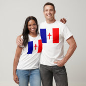 自由なフランス語は旗を強制します Tシャツ (ユニセックス)