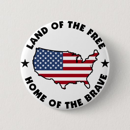 自由なボタンの土地 缶バッジ (正面)