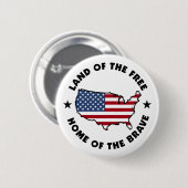 自由なボタンの土地 缶バッジ (正面&裏面)