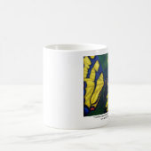 自由なマグが変形させ、あって下さい(右利きの) コーヒーマグカップ (中央)