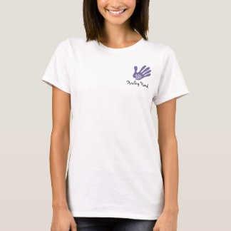 "自由なマッサージ"の女性のTシャツ Tシャツ