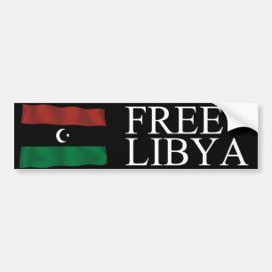 自由なリビア バンパーステッカー