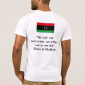 自由なリビア Tシャツ (裏面)