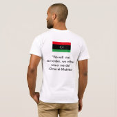 自由なリビア Tシャツ (裏面フル)