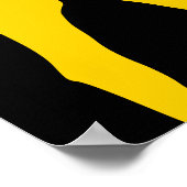 自由な人々の踊り | John 8:36 BLACK ポスター (角)