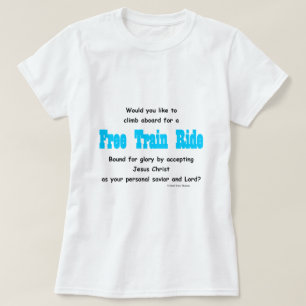 自由な列車の乗車 Tシャツ