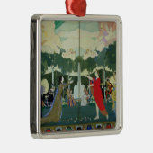 「自由な劇場」のためのカーテンのデザイン メタルオーナメント (右)