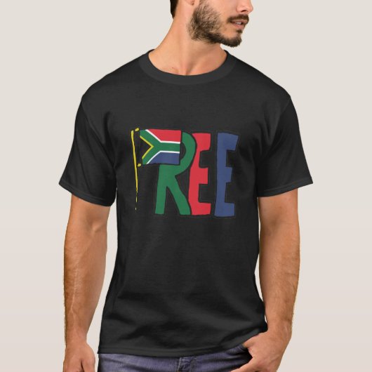 自由な南アフリカ Tシャツ (正面)