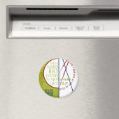 自由な夏の美術教室- WPAポスター- マグネット (インサイチュ (食洗機))