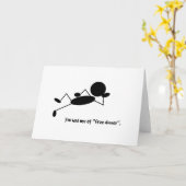 自由な夕食-で私が大事な行事の挨拶ありました カード (黄色い花)