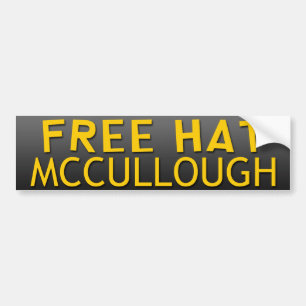 自由な帽子McCullough バンパーステッカー