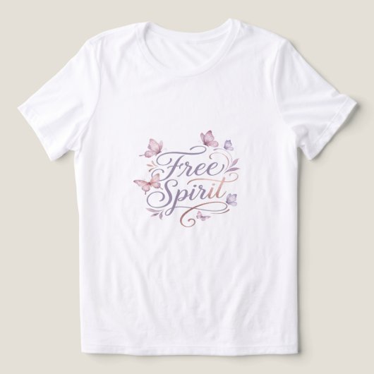 自由な心 トライブレンドTシャツ (デザイン正面)