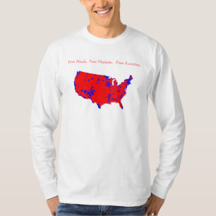 自由な心。 フリーマーケット。 自由社会 Tシャツ