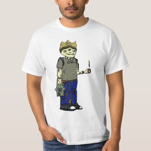 自由な思想家をテキストカラー制しないで下さい Tシャツ (正面)