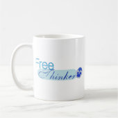 自由な思想家 コーヒーマグカップ (左)