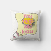 自由な抱擁とキス クッション (正面)
