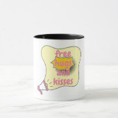 自由な抱擁とキス マグカップ (中央)