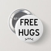 "自由な抱擁" 缶バッジ (正面&裏面)