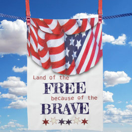 自由な掩蔽壕の愛国的土地 キッチンタオル