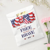 自由な掩蔽壕の愛国的土地 フェイバーバッグ (封をした状態)