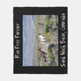 自由な操業永久に フリースブランケット