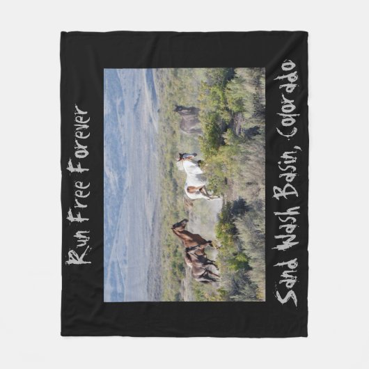 自由な操業永久に フリースブランケット (正面)