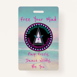 自由な気鋭の群れのバッジ、あなたの心を解放 バッジ